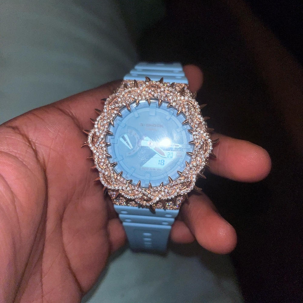 G-Shock Blue and Gold Men's Watch